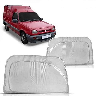 Lente de farol express renault de 1995 a 2000 lado esquerdo