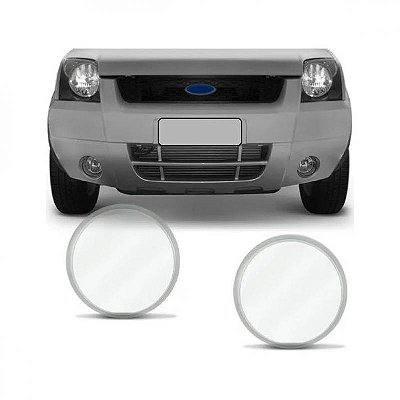 Lente de farol auxiliar ecosport ford de 2003 a 2007 e ranger ford de 2005 a 2009 lado direito ou esquerdo