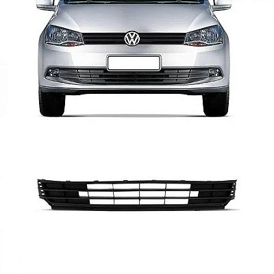 Grade do para choque gol volkswagen de 2013 a 2016 dianteira central carcaça preta geração 6