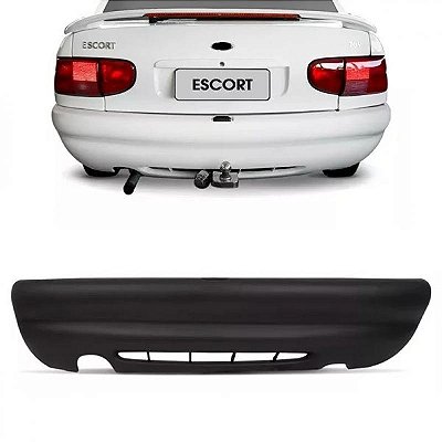 Para choque escort ford de 1997 a 2002 traseiro zetec hatch com espuma