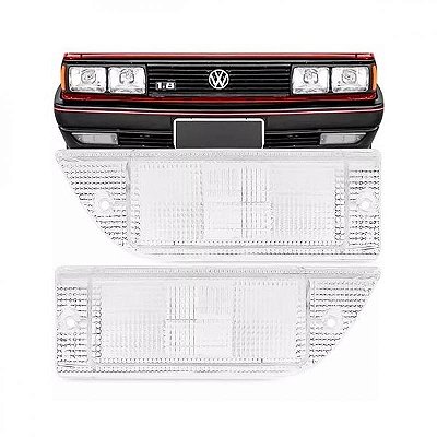 Lente passat volkswagen de 1985 a 1988 lado direito dianteira cristal em acrílico