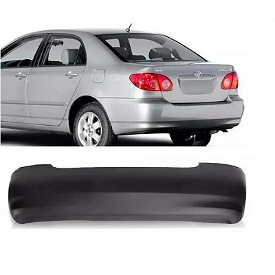 Para choque corolla toyota de 2003 a 2008 traseiro com garra interna