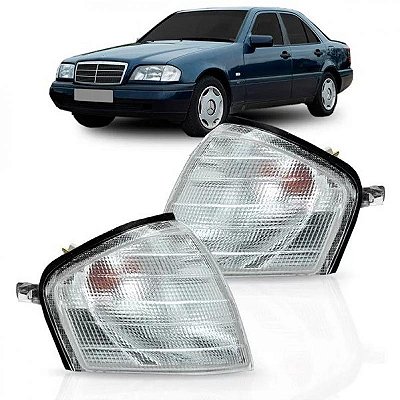Lanterna c220 mercedes benz de 1994 a 2000 lado esquerdo dianteira cristal