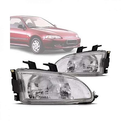 Farol civic honda de 1992 a 1995 lado direito hatch e cupê manual