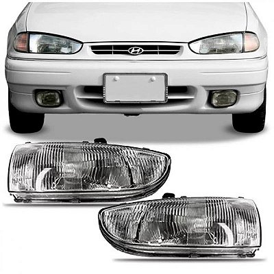 Farol elantra hyundai de 1995 a 1996 lado direito