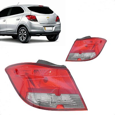 Lanterna onix chevrolet de 2012 a 2016 traseira lado direito fumê