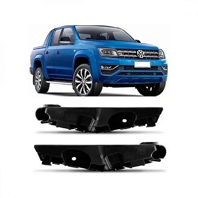 Guia para choque amarok volkswagen de 2017 a 2024 dianteiro lado esquerdo