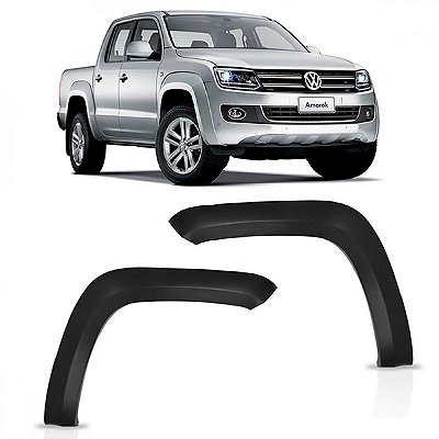 Moldura do vão da roda do para lama amarok volkswagen de 2010 a 2024 dianteira lado direito