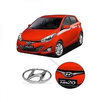 Emblema da grade do radiador hb20 hyundai de 2012 a 2015