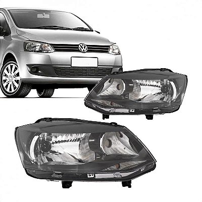 Farol fox volkswagen de 2010 a 2014 lado esquerdo foco simples