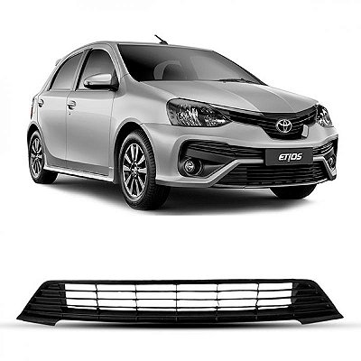 Grade etios toyota de 2017 a 2021 central inferior do para choque dianteiro