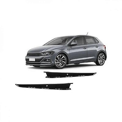 Moldura para choque polo volkswagen de 2018 a 2022 e virtus volkswagen dianteira inferior lado direito