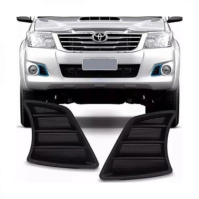 Grade para choque hilux toyota de 2012 a 2015 dianteira lado esquerdo picape