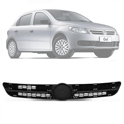Grade do radiador gol volkswagen de 2009 a 2012 interna preta geração cinco