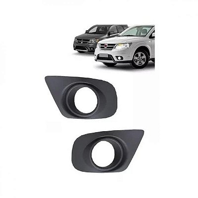 Grade lateral para choque journey dodge de 2012 a 2018 dianteira lado direito com furo