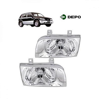 Farol sportage kia de 1998 a 2002 lado direito com lâmpada