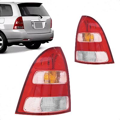 Lanterna corolla fielder toyota de 2004 a 2008 traseira lado esquerdo