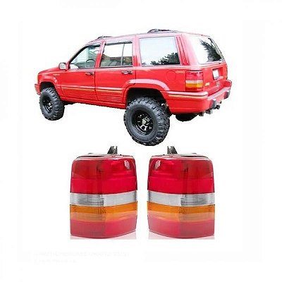 Lanterna grand cherokee jeep de 1993 a 1997 lado esquerdo traseira
