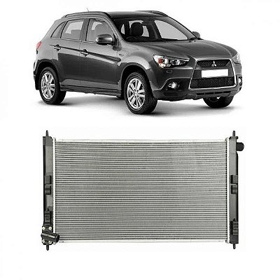 Radiador outlander mitsubishi de 2008 a 2013 e asx mitsubishi de 2011 a 2015 com ar manual ou automático