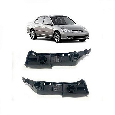 Suporte guia para choque civic honda de 2004 a 2006 dianteiro lado esquerdo