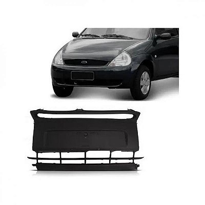 Para choque ka ford de 2002 a 2007 dianteiro central preto