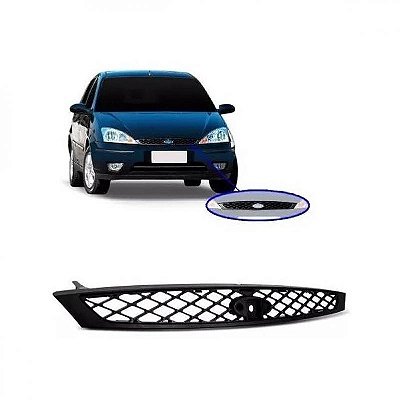 Grade do radiador focus ford de 2004 a 2008 carcaça preta