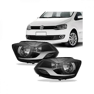 Farol fox volkswagen de 2010 a 2014 lado direito foco duplo