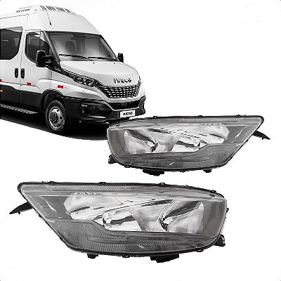 Farol iveco de 2020 a 2025 lado direito manual