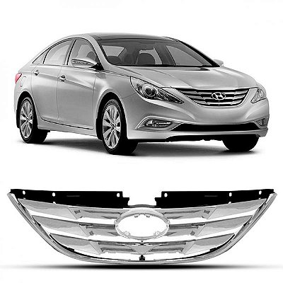 Grade do radiador sonata hyundai de 2011 a 2014 cromada
