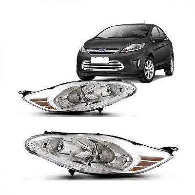 Farol fiesta ford de 2011 a 2013 lado esquerdo manual mexicano