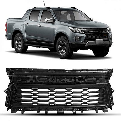 Grade do radiador s10 e trailblazer chevrolet de 2021 a 2024 com letras