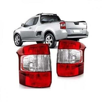 Lanterna montana chevrolet de 2011 a 2021 traseira lado direito cristal