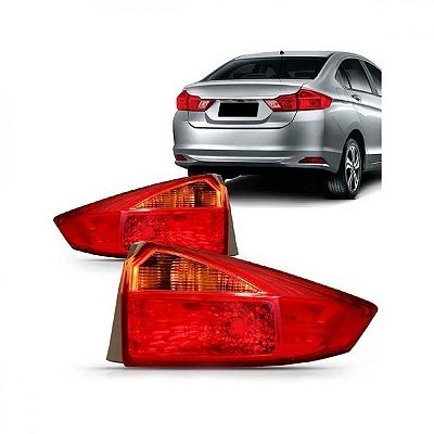 Lanterna city honda de 2014 a 2017 traseira de canto lado direito