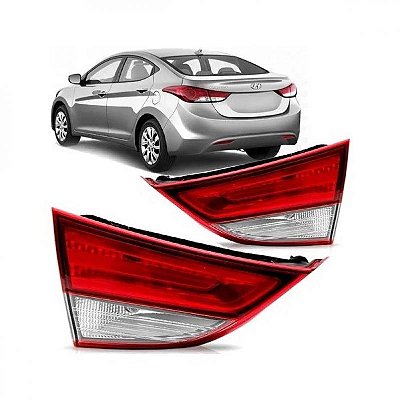 Lanterna elantra hyundai de 2014 a 2016 traseira da mala lado direito