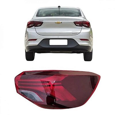 Lanterna onix chevrolet de 2020 a 2025 traseira de canto lado esquerdo sedã sem LED
