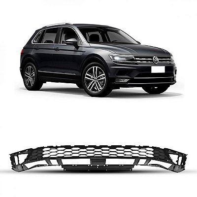 Grade do para choque tiguan volkswagen de 2018 a 2021 dianteira central sem spoiler