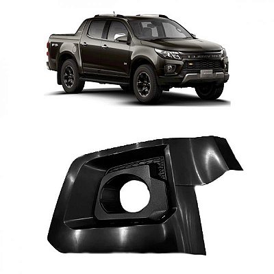 Para choque s10 e trailblazer chevrolet de 2021 a 2024 dianteiro lado esquerdo com grade