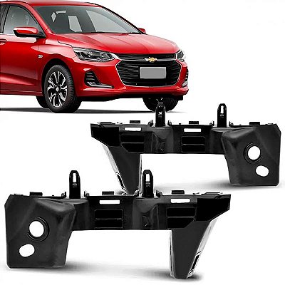 Suporte guia de para choque onix chevrolet de 2020 a 2025 dianteiro lado esquerdo