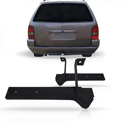 Suporte para choque parati volkswagen de 1999 a 2003 lado esquerdo traseiro geração 3 ponteira para choque