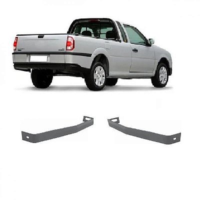 Suporte para choque saveiro volkswagen de 2000 a 2005 lado direito traseiro inferior