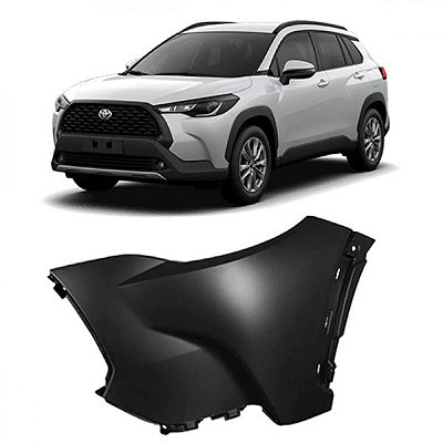 Para choque corolla cross toyota de 2021 a 2024 dianteiro lado direito