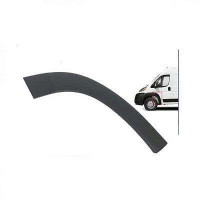 Vão moldura paralama ducato fiat e jumper citroën e boxer peugeot de 2018 a 2025 lado direito dianteiro e traseiro da roda