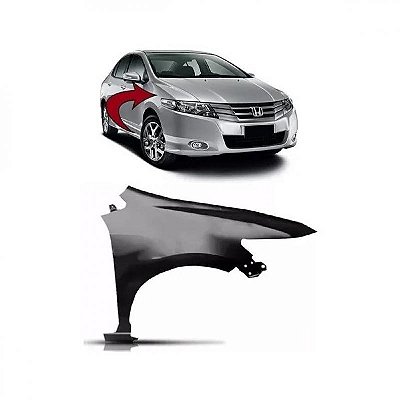 Para lama city honda de 2009 a 2014 lado direito sem furo gasolina