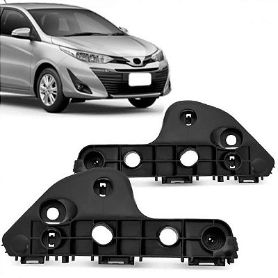 Suporte guia para para choque yaris toyota de 2018 a 2023 dianteiro lado esquerdo