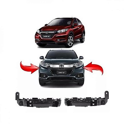 Suporte guia para para choque hrv honda de 2015 a 2018 dianteiro lado esquerdo