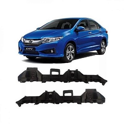 Suporte guia para para choque city honda de 2014 a 2017 dianteiro lado esquerdo