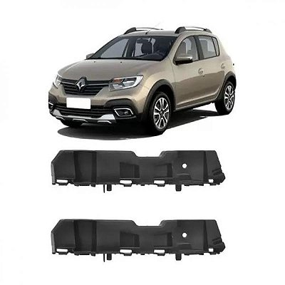 Suporte guia para para choque sandero e logan renault de 2020 a 2024 dianteiro lado direito
