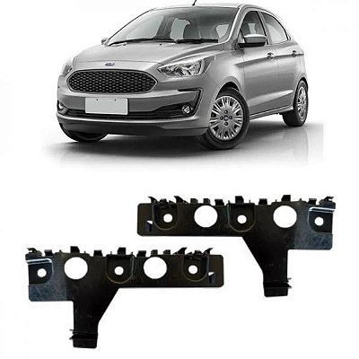 Suporte guia para choque ka ford de 2019 a 2022 lado direito dianteiro