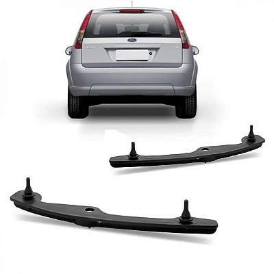 Suporte guia para choque fiesta ford de 2003 a 2014 lado esquerdo traseiro hatch