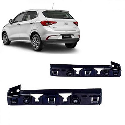 Suporte guia para para choque argo fiat de 2017 a 2025 traseiro lado esquerdo